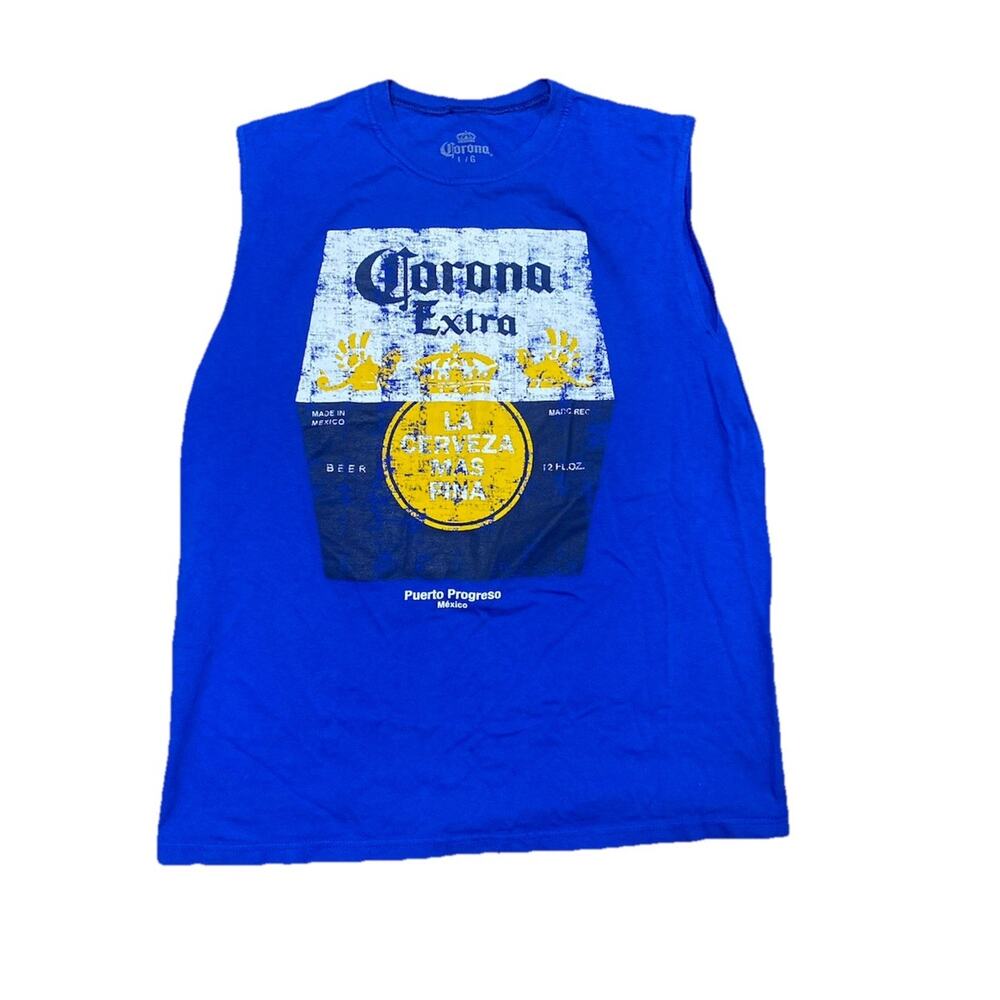 Corona Extra | Men’s Large Tank-Top - Picture 1 of 5